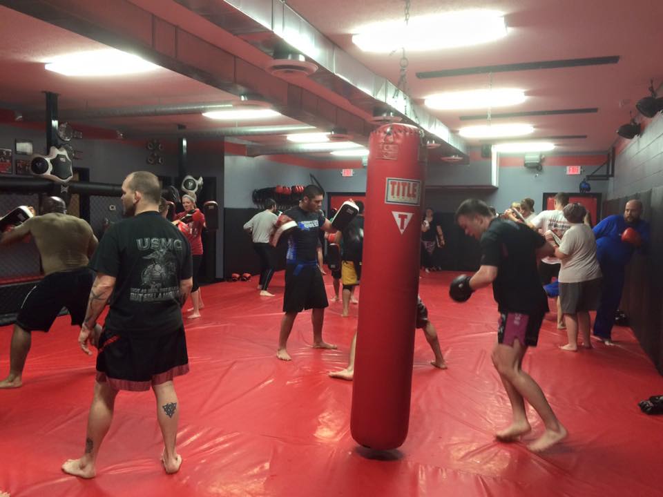 Photo of Kickboxing class at Indiana Brazilian Jiu-Jitsu Academy