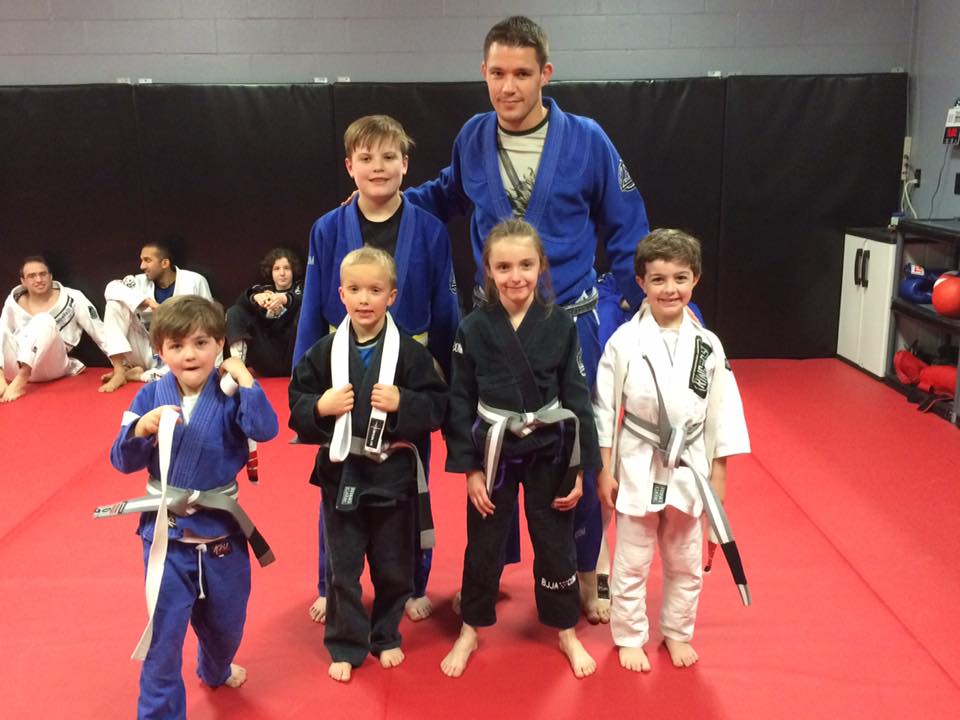 Photo of the kids who train at Indiana Brazilian Jiu-Jitsu Academy