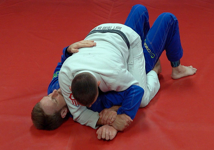 Coach James Clingerman demonstrating an Americana